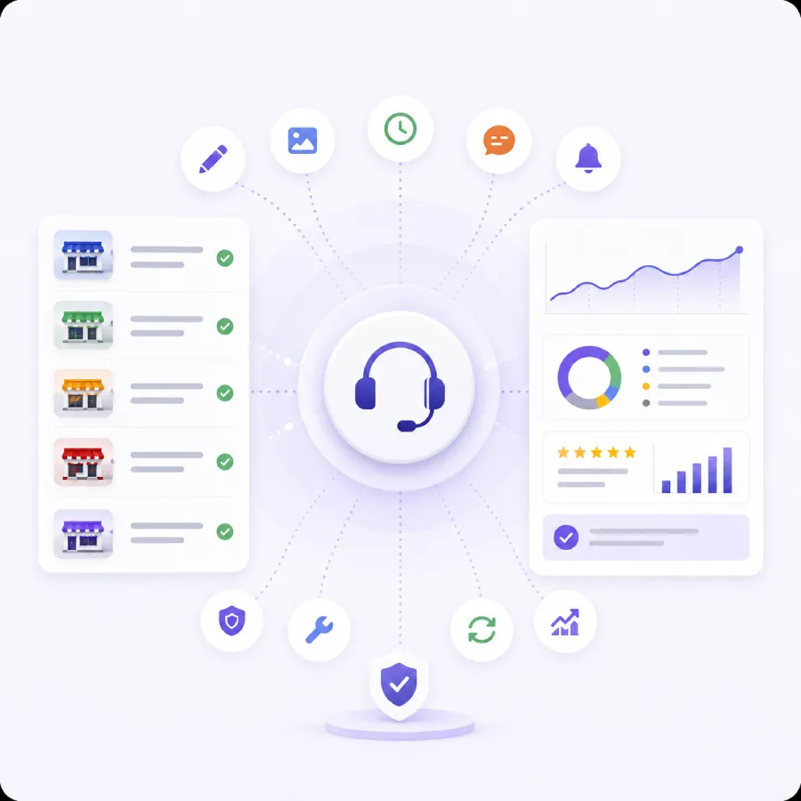 Dedicated specialist managing listings, reviews and alerts while you receive performance reports
